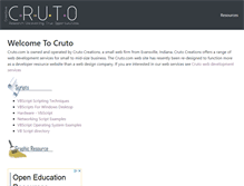 Tablet Screenshot of cruto.com